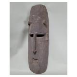 Vintage hand carved wood African tribal mask