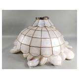 Vintage capiz pendant light fixture