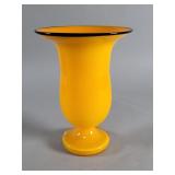 Art Deco style hand-blown glass vase