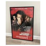 Framed, signed "Lethal Weapon 4" Danny Glover