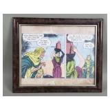 Framed comic panel