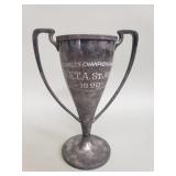 1920 silver plate Doubless Championship trophy