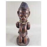 Vintage African carved wood maternity sculpture