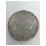 1900 silver Morgan dollar coin