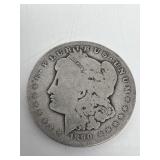 1890-O silver Morgan dollar coin