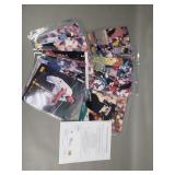 Signed sports memorabilia with COA