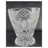 Large crystal vase