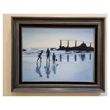 Vintage hand painted oil on canvas Maxine Burnett