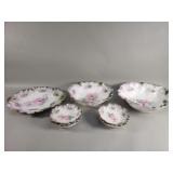 R.S Prussia pink rose set