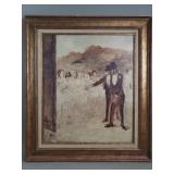 Vintage Fairground pictograph print "The Dancers"