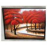 Signed oil on canvas