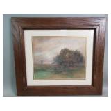 Antique signed Charles William MacCord watercolor