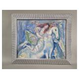 Oil painting on canvas after Marc Chagall