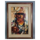 Vintage signed Charles Bragg oil on canvas