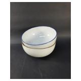 Pair of vintage Dansk pottery bowls