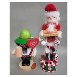 Pair of wood nutcrackers