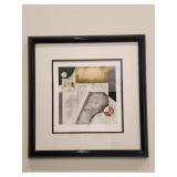 Vintage Liz Jardine serigraph "Concentric II"