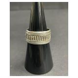 Vintage sterling silver band ring