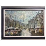 Rosen signed oil on canvas