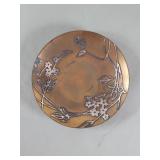 Heintz Art Metal Shop sterling silver on bronze