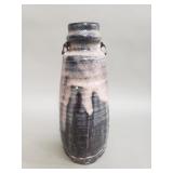 Vintage glazed pottery vase