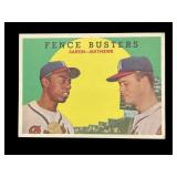 1959 Topps Hank Aaron & Eddie Matthews