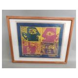 Signed Mary Jane "A Robert Rosen" lithograph
