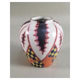 Art deco ceramic vase made in France