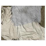 Lot of 4 leather hides