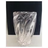 Twist art glass vase
