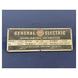 Vintage 1969 General Electric metal locomotive
