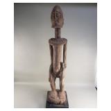 Vintage African carved wood tribal sculpture