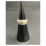 Vintage Mexico silver band ring