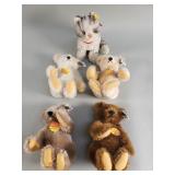 Group of Steiff original Teddybï¿½rs