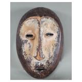 Vintage African carved wood mask
