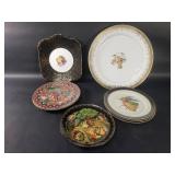 Group of German and Japanese porcelain plates