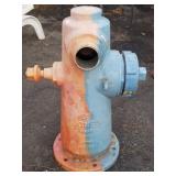 Vintage metal fire hydrant D Jones
