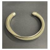 Vintage sterling silver cuff bracelet