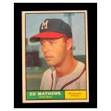 1961 Topps Eddie Matthews baseball card
