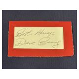 Dave Bing, NBA Hall of Famer, signed cut