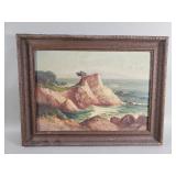 Antique L. Holtum signed oil on artist board