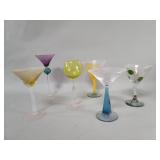 Group of Mid century Modern art glass margaritas