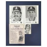 Lot of signed California Angels 8 x 10 photos