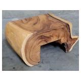 Mid-century Modern exotic wood end table