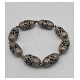 Taxco DSC sterling silver "birdcage" bracelet