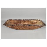 Vintage Franco Italian art glass rectangular tray