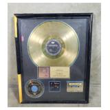 Black Crowes "Shake Your Money Maker" album award
