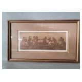 Jeanne Down "Tug of War" etching