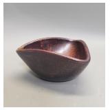 Mid-century Vieux Biot tricorner ceramic bowl