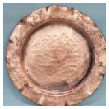 Chippewa hand-hammered copper plate